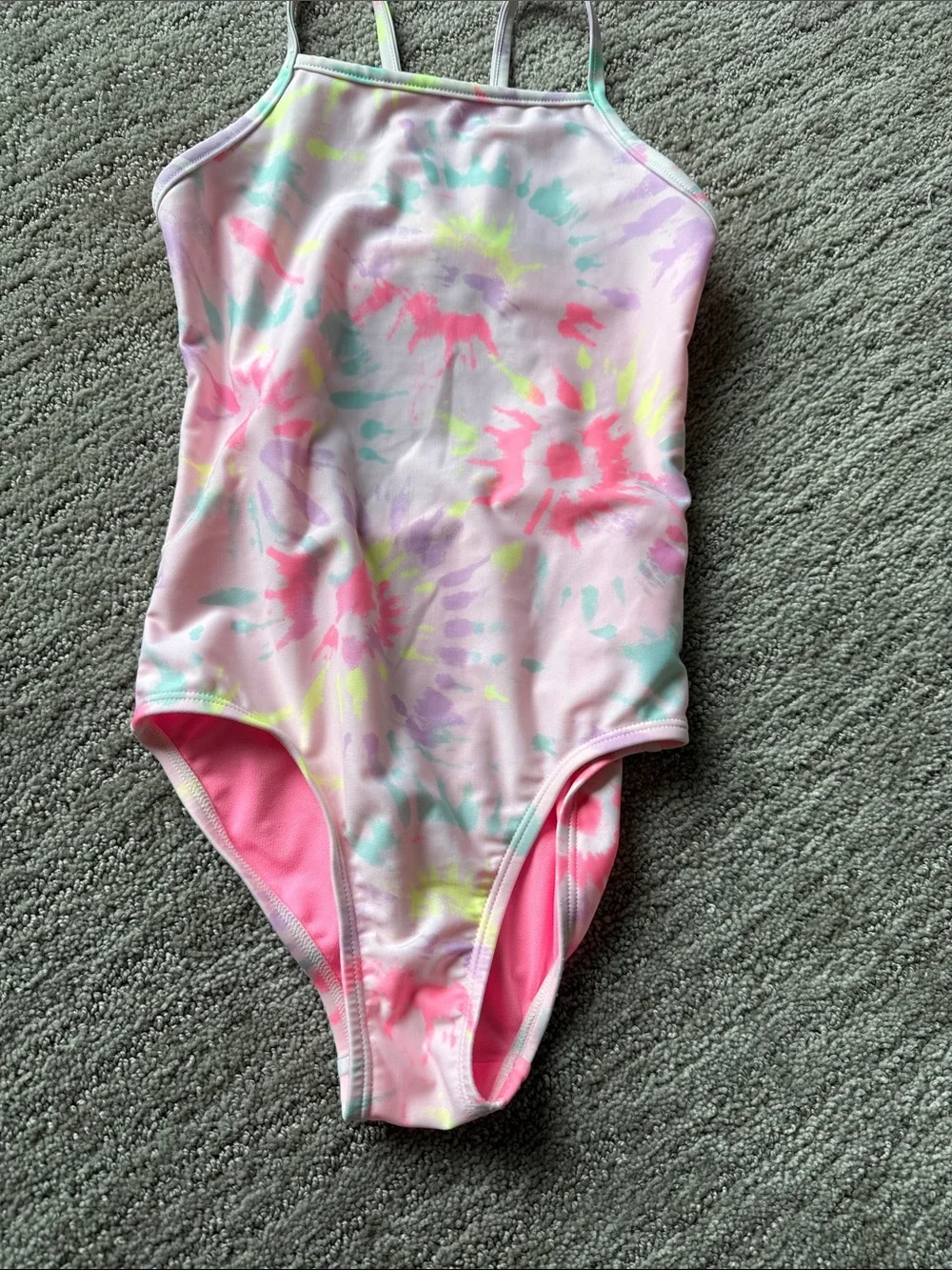 GAP Kids One-Piece Swimsuit in Pink Tie-Dye